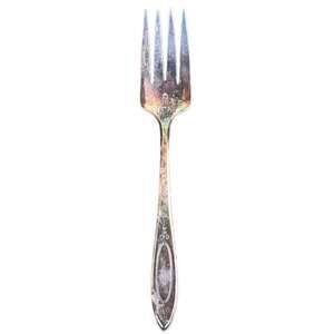 Oneida Community Plate Adam 1917 Silverplate Serving Fork 8”